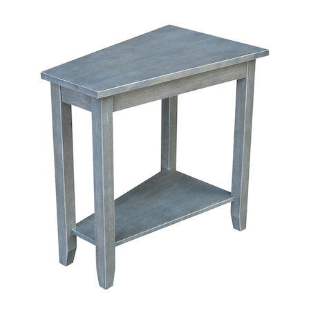 International Concepts Keystone Accent Table, Heather Grey-Antique Washed OT105-45
